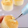 2pcs Stainless Steel Cream Filling Nozzles Professional Piping Tips For Puff Pastry Eclairs & Cupcake Decorating Non-Electric Precision Bakeware