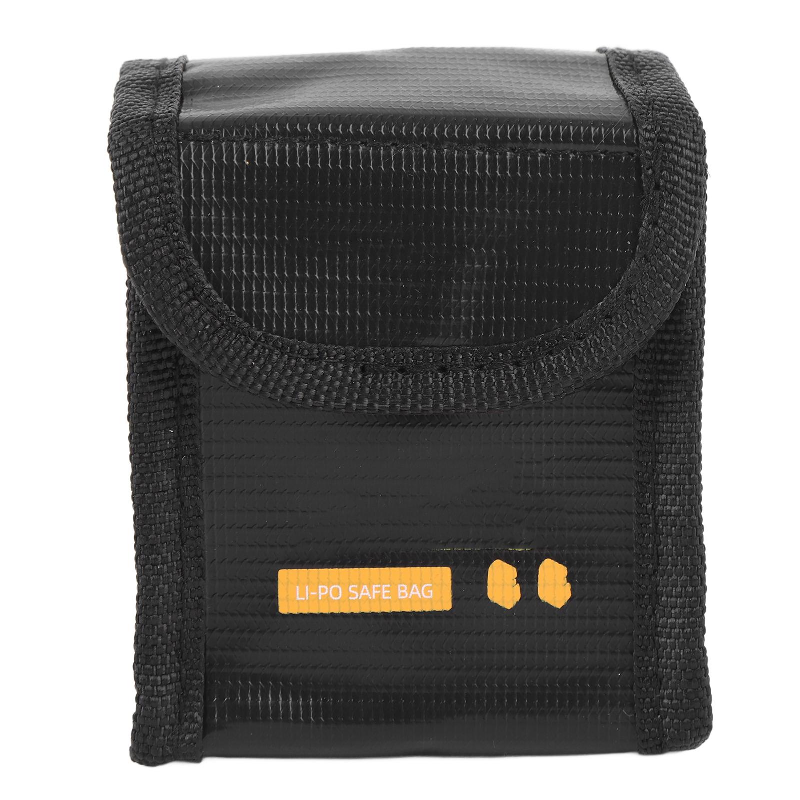 Безопасная сумка для аккумулятора для складного дрона нейлоновая огнеупорная взрывозащищенная защитный чехол для хранения литиевых аккумуляторов 2 Batteries Capacity 890₽