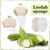 1/2/5 Stück Natürliche Luffa-Schwamm-Pads Badebürste Weicher Körperwäscher Peeling-Duschschwamm Tiefenreinigungsmassagegerät Schönheitswerkzeuge