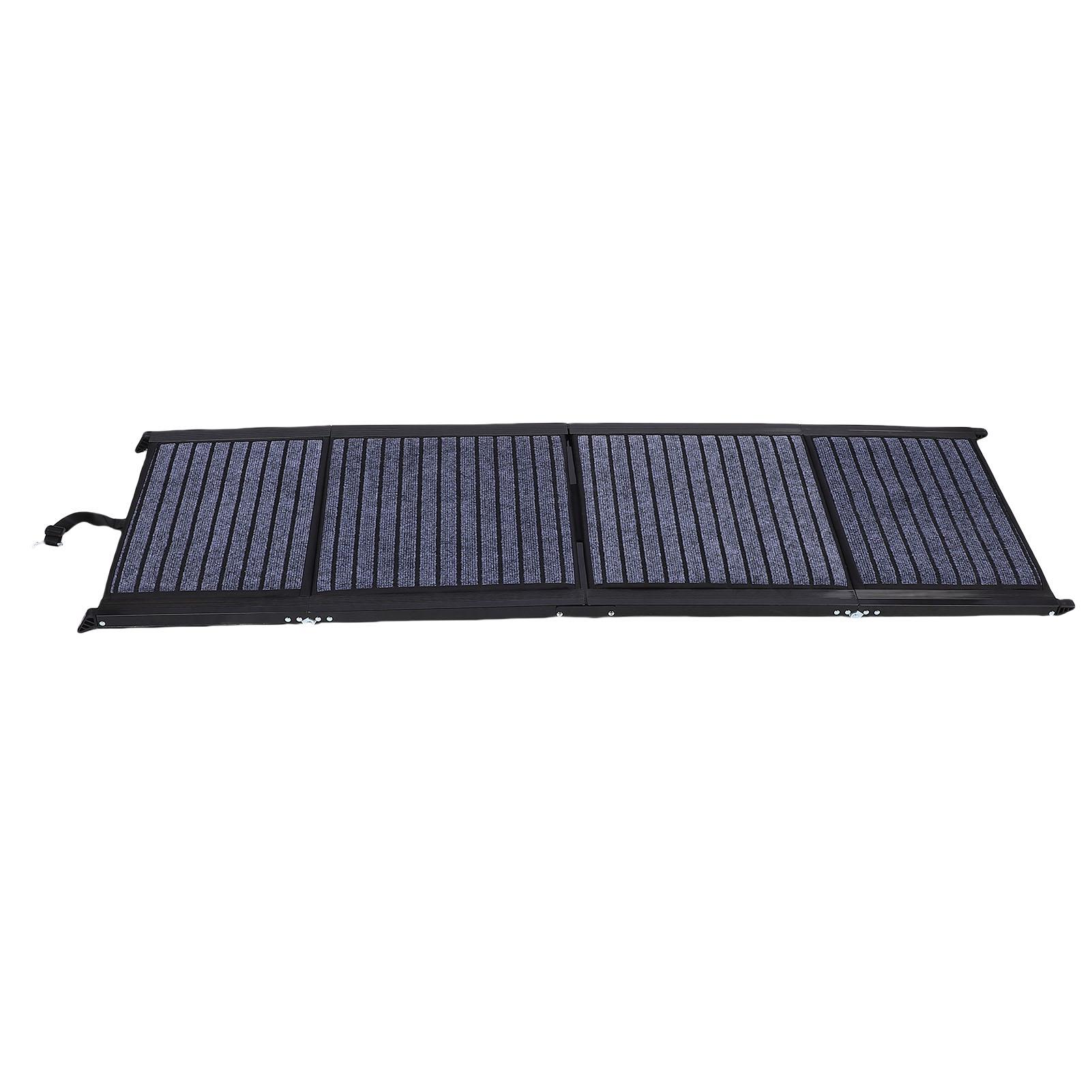 Folding Dog Ramp 63in Length 22in Width Anti Slip Portable 600D Oxford Fabric for Outdoor High Bed