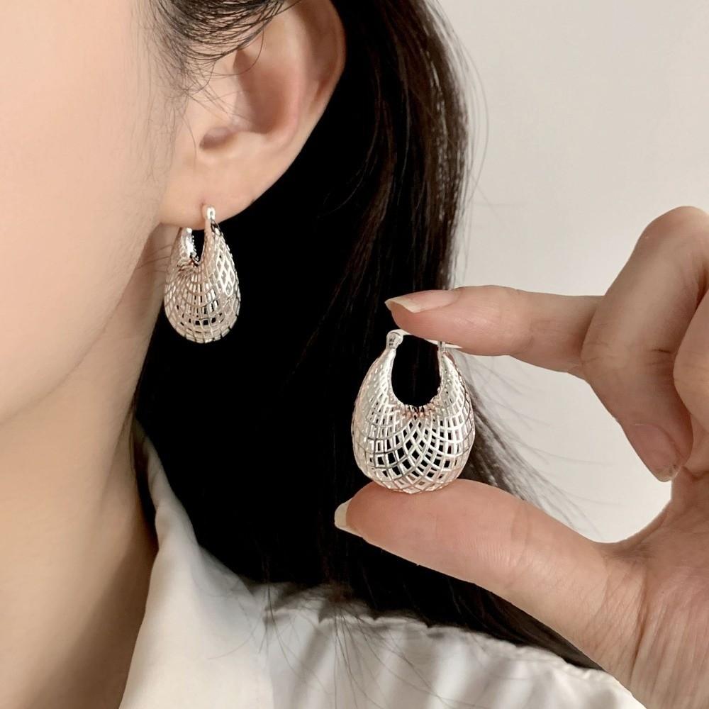 Hollow Out Simple Earring Vegetable Basket Design Ear Stud New Stud Earrings  Women Accessories