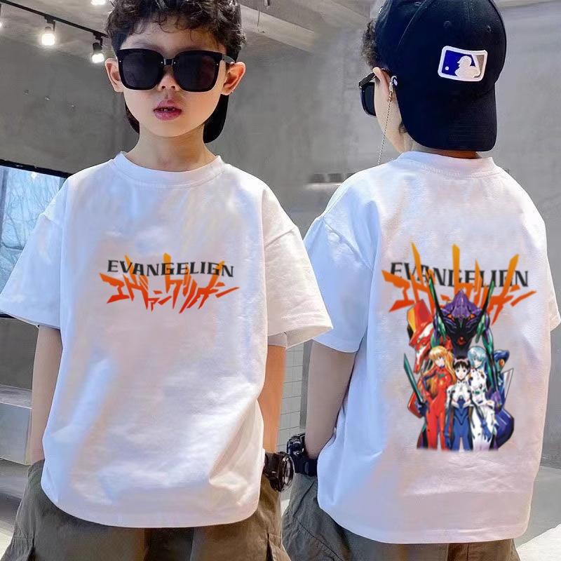 Children's T-shirt Short Sleeved T-shirt Boys and Girls Universal Retro Sports Top
