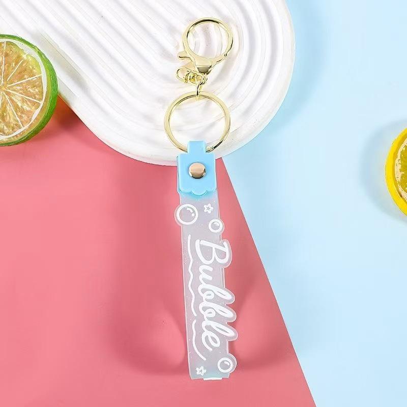 Gradientowy Kreskówkowy Skórzany Brelok Zawieszka