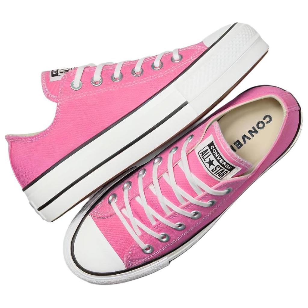 Converse Chuck Taylor All Star Lace-Up Durable Shock Absorbing Low-Top Canvas Shoes Women Sneakers Pink A06508C