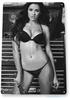 TIN SIGN Missing Tools Auto Mechanic Pinup Girl Metal Hot Garage Shop A