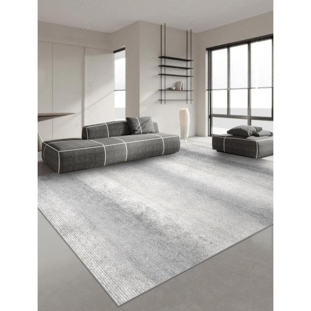 Japanese Style Carpets for Living Room Light Luxury Bedroom Decor Large Area Carpet Home Gray Anti-slip Mat Washable Lounge Rug