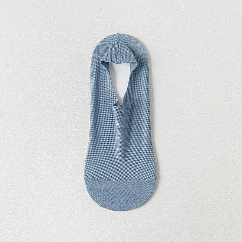 Pánské ponožky Letní Tenká síťovina Prodyšná Protiskluzová Neviditelná Mělká ústa Lodní ponožky Bavlna Podrážka Volný čas Nízké sudové punčochy