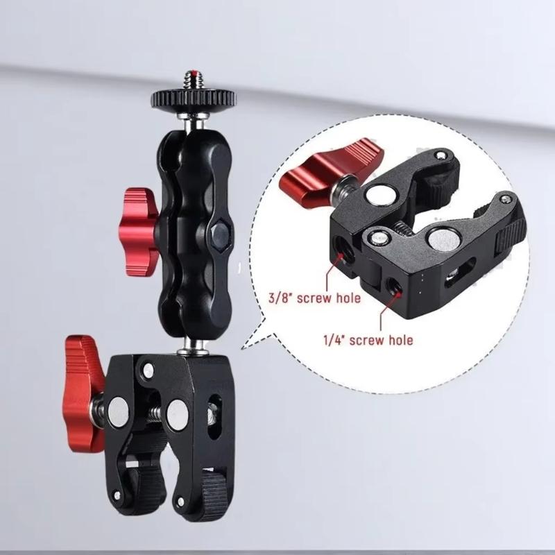 Camera Clamp Mount Multi Angle Adjustable Camera Bracket Aluminum Alloy Bracket For Action Cameras