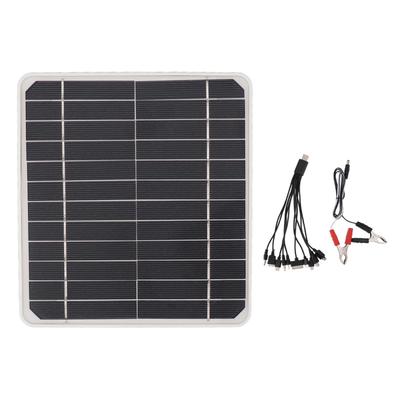10W 12V Solar Panel Car Battery Charger 10 Watt 12 Volt Solar Panel for Charging Cars Mobile Phone