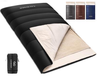 CAMDOOR Couverture Sac de Couchage d'Hiver 320T Imperméable Multifonctionnel Couchage Confortable Plage de Température Rangement Parfait pour Voiture Catastrophe Extérieur