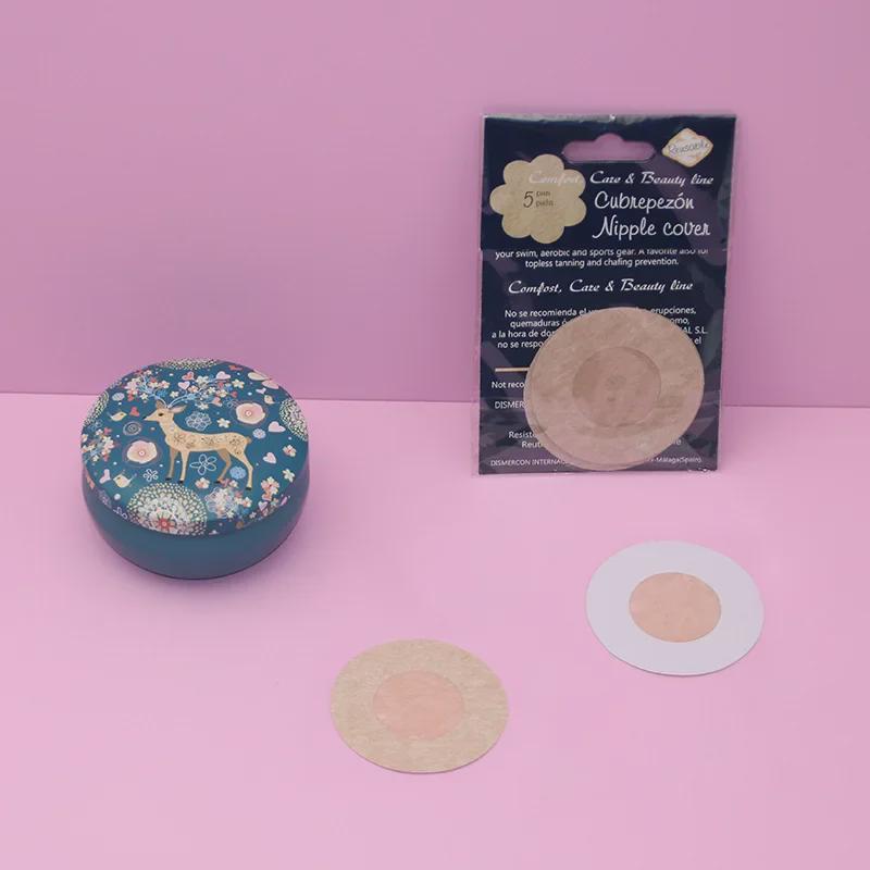 Unsichtbare nahtlose Silikon-Nippelabdeckungen - Anti-Wölbung, Atmungsaktiv, Dünn, für Hochzeitskleider & Sommerbekleidung