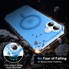 Coque pour iPhone 16 Compatible MagSafe Bord Ondulé Fin Housse de Téléphone PC + TPU