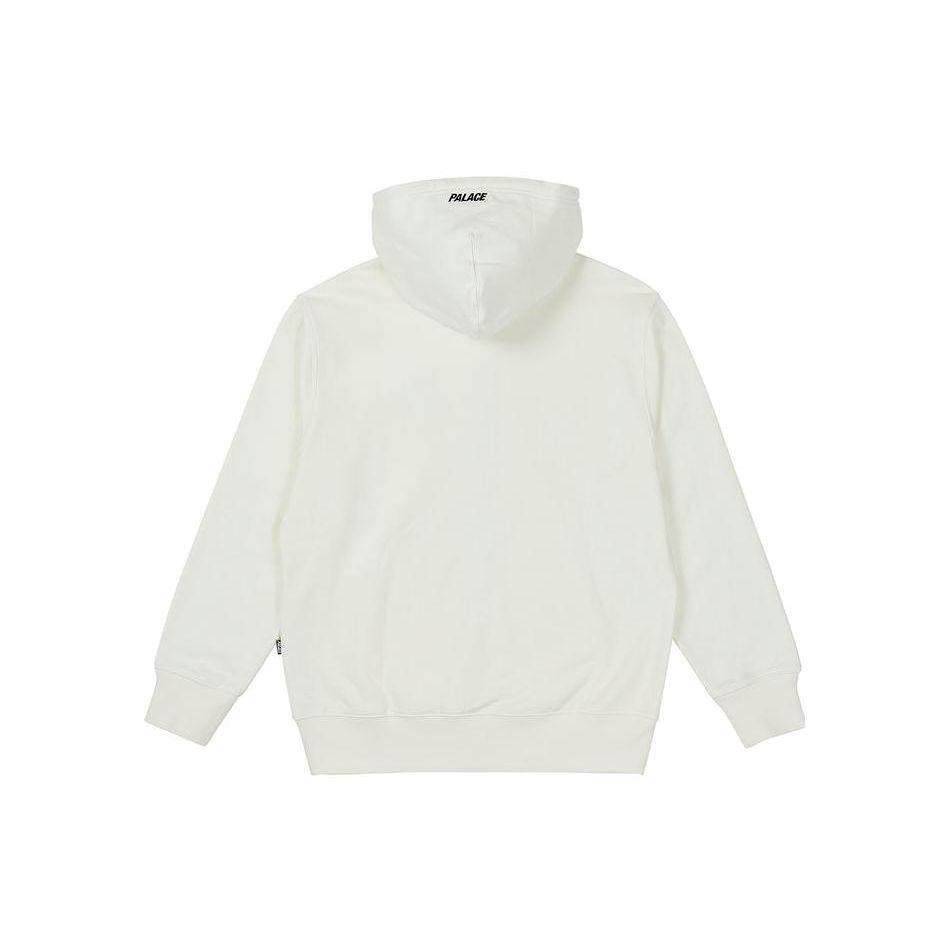 Palace Felt P Zip Hood White Unisex Outerwear P24CS115