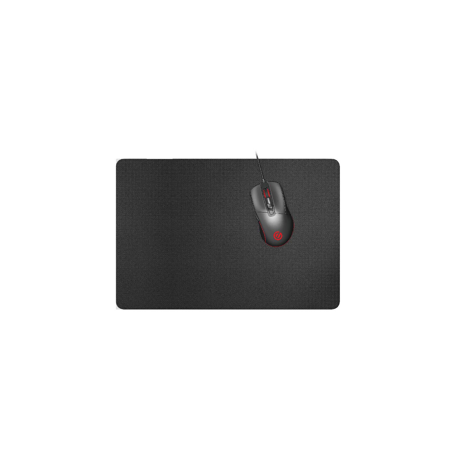 

ELECOM MP-G06BK Large Gaming Mouse Pad (460mm x 297mm) [Coarse-grained cloth for those who prioritize smooth mouse movement and grip]