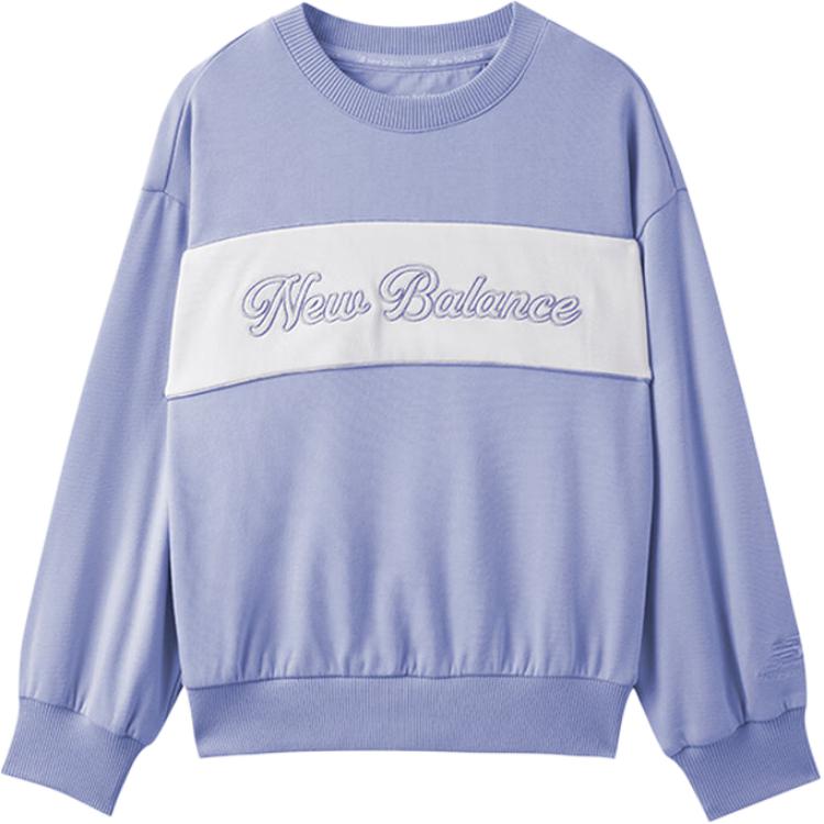 New Balance Kids Sweatshirts Crew Neck Moderate 7CE12022-LPU 150