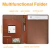 Business Padfolio Organizer Document Planner Portfolio Binder Storage Pocket