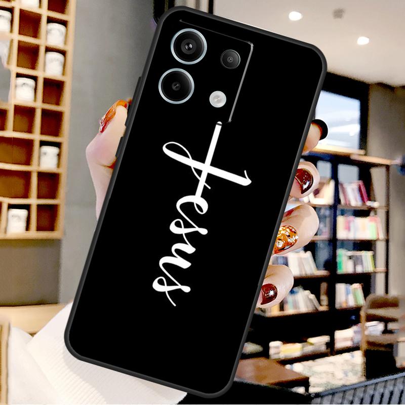 Jesus Cross For Xiaomi Redmi Note 14 Pro 12 11 9 10 13 15 Pro Plus Case For Redmi 15 10C 12C 13C 14C 15C