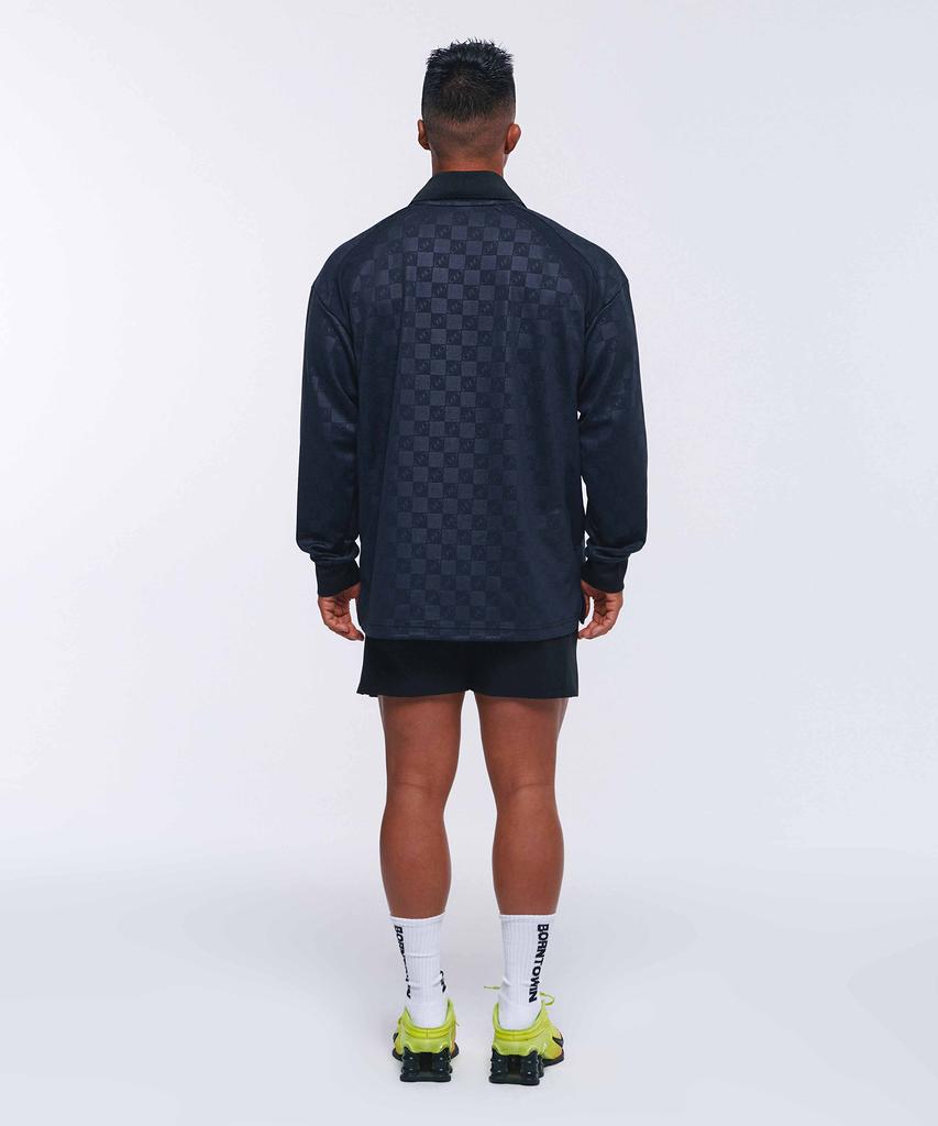 BORN TO WIN Monogram Soccer Jersey [Black]