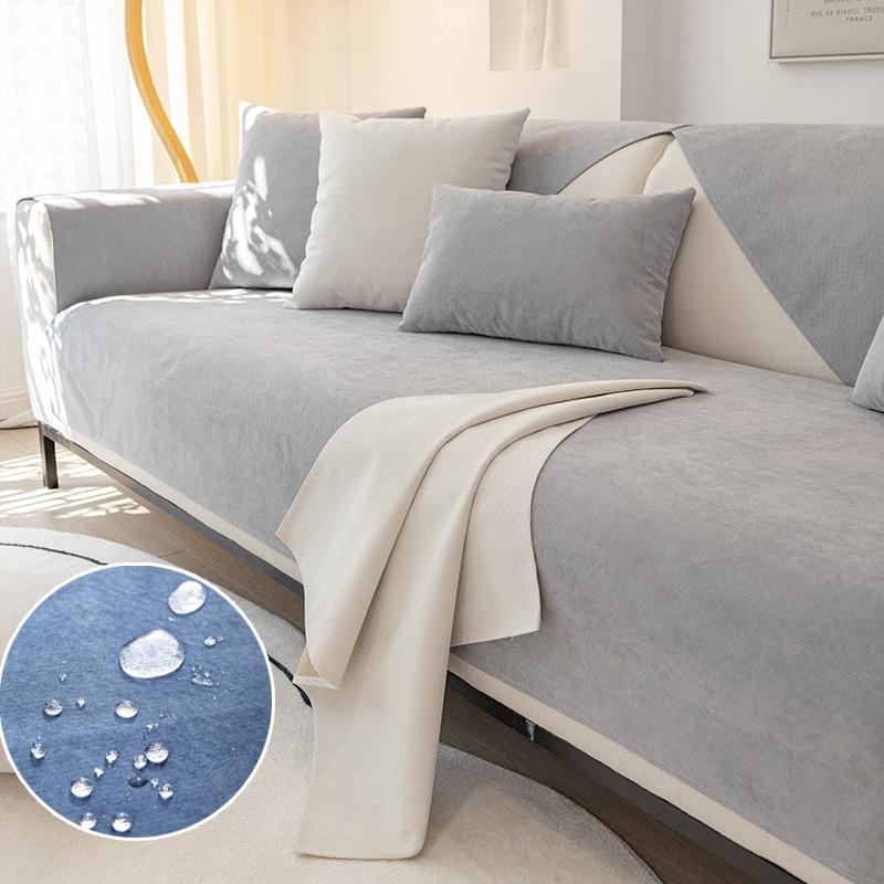 Wodoodporna narzuta na sofę Anti Cat Scratch Mat Northern antypoślizgowa poduszka na sofę na meble do salonu Protector kanapa odporna na mocz