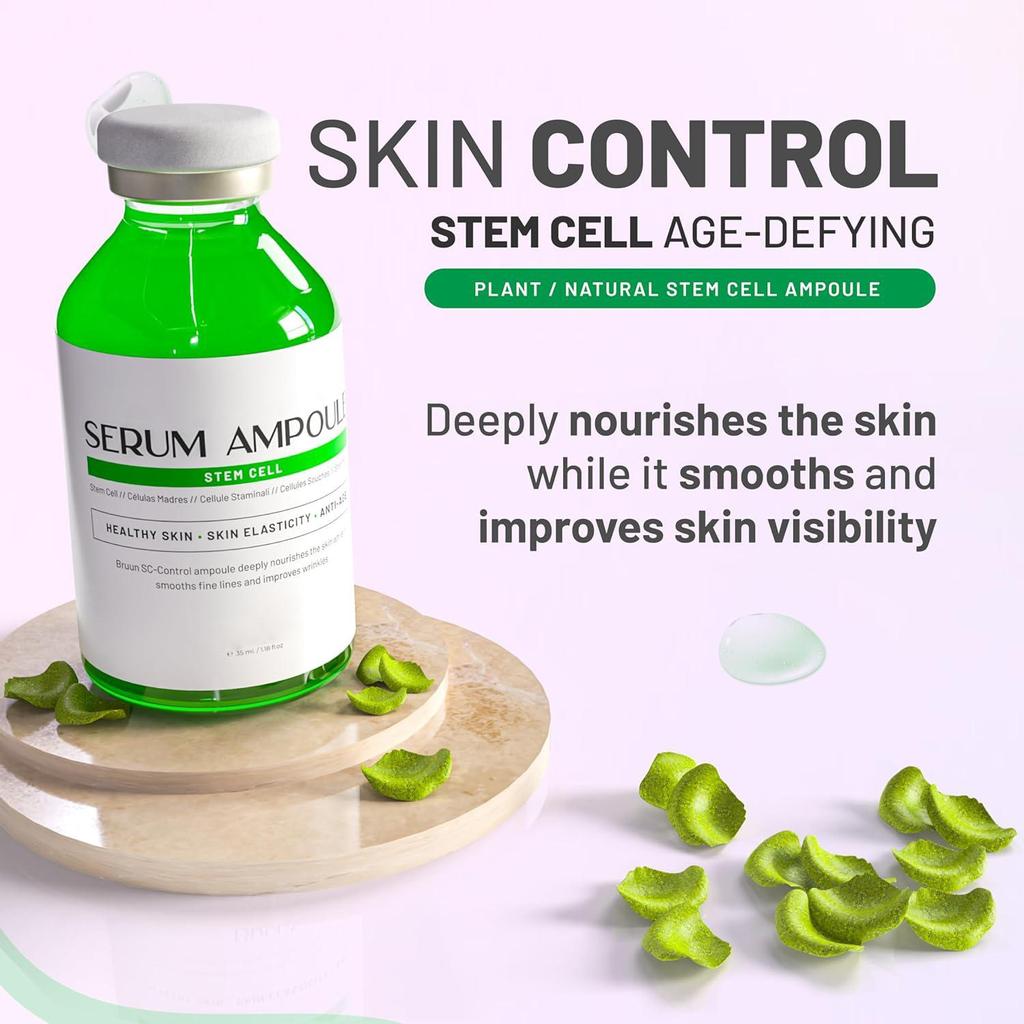 Control Stem Cell Ampoule microneedles with anti-wrinkle essence, skin rejuvenation and firming liquid
