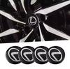 4Pcs 56MM Car Wheel Center Hub Cap Emblem Stickers for Lexus IS250 IS200 CT200h GS300 LS430 RX450h LX570 IS300 ES - Rim Cover lcbk28