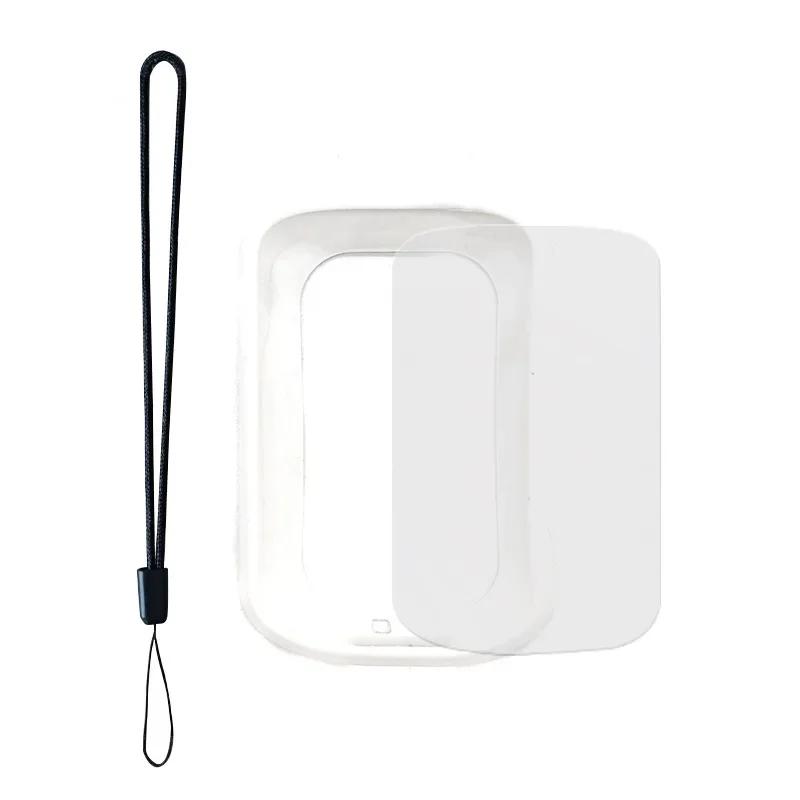 For IGPSPORT BSC200S BSC300T Silicone Protective Cover Bicycle Computer Screen Film Protective Case Anti-fall Scratch Resistant