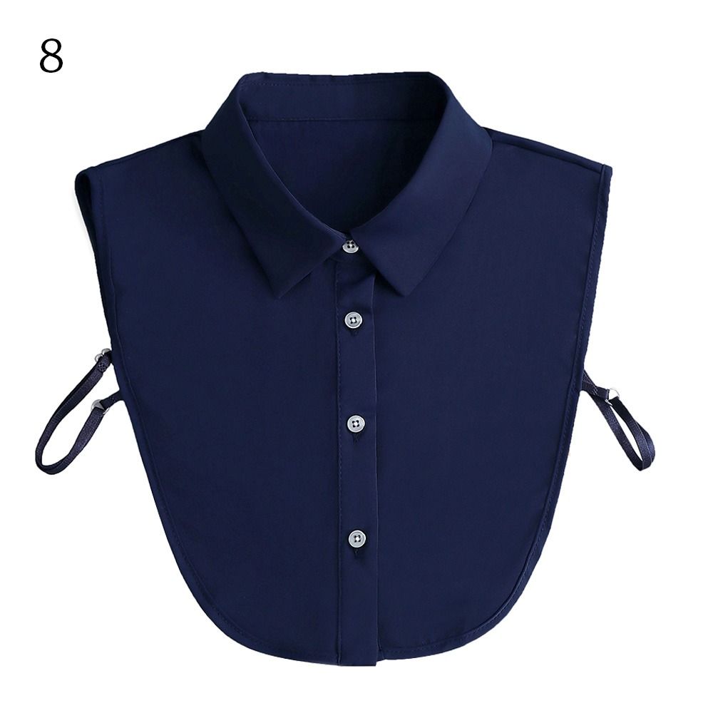 Vintage Chiffon Abnehmbares Hemd Falscher Kragen Bluse Falscher Kragen Revers Kleidung Accessoires
