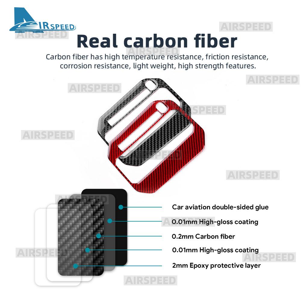 Real Soft Carbon Fiber Sticker For Suzuki Jimny JB74 JB64 2019 2020 2021 2022 2023 2024 2025 LHD RHD Car Gear Shift Trim
