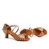 Women Girls Latin Dance Shoes Mid-Heel 5CM Ballroom Dancing Shoes Salsa Tango Soft Sole Indoor Shoes