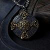 Collane Runiche Vichinghe Mitologia Norrena Vintage Uomo Acciaio Inossidabile Solido Vegvisir Triquetra Nodo Celtico Amuleto Ciondolo Gioielli
