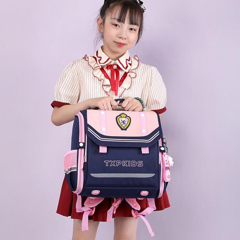 Breathable Cute And Fun Design School Backpack For Grade 1 To 6 Students With Arc Shoulder Straps