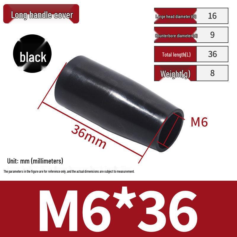 Bakelite Long/Short Sleeve Ball Handle Rod Grip (M6, M8, M10, M12, M16)