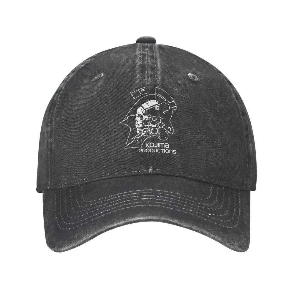 Vintage Washed Cotton Metal Gear Kojima Productions Baseball Cap Dad Hat Snapback MGS Hideo Kojima Death Stranding