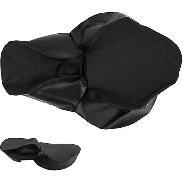 Motorcycle Seat Cushion Cover PU Leather Waterproof Fits for Kawasaki Vulcan VN400 VN800 1995-2012 Black Accessories