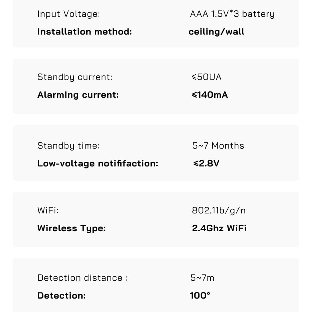 WiFi Door Window Senor with PIR Motion Sensor Support APP Notifications Status Records Home Device NaIntelligence Linkage for Home Alarm System