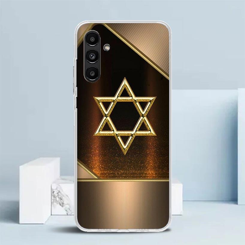 David Jewish Star Symbol Phone Case For Samsung Galaxy A17 A37 A57 A16 A15 A14 A13 A56 A55 A54 A53 A36 A35 A34 A33 A26 A25 A24 A