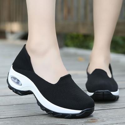 Summer Women's Casual Shoes, Outdoor Thick Soled Breathable Mesh, Comfortable Feet, Sports Hiking Shoes, 2025 Women's Shoes