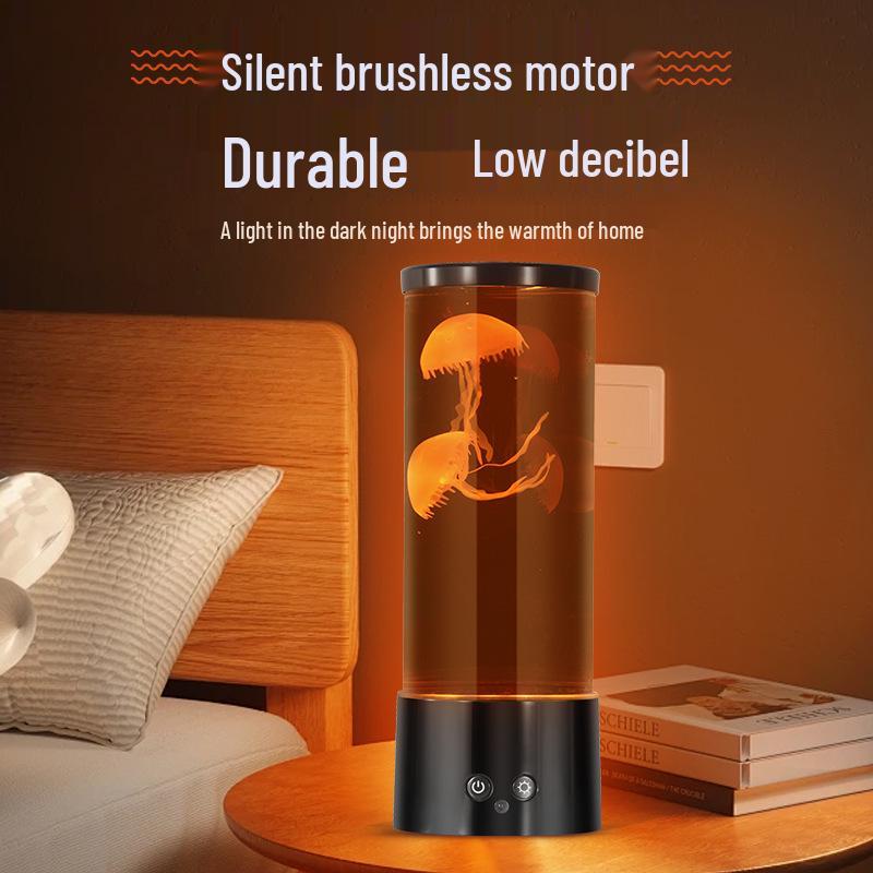 LED Jellyfish Lamp - Creative Decorative Night Light for Home and Bedroom