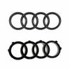 New Auto Accessories Suitable For 0cypd A4 2008-2017 Car Logo 4 Ring Front Grille Badge Rear Emblem Quattro Sline Sticker cypd0