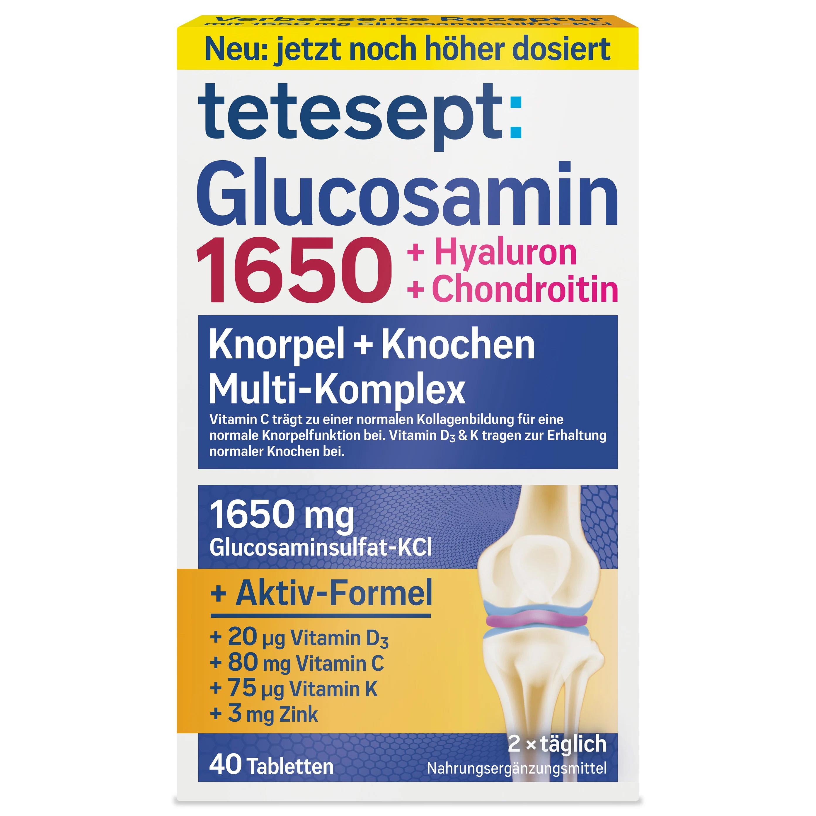 

[Оновлення] tetesept Tetesept Glucosamine 1650 40 упаковок