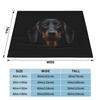 The Scottish Terrier Fleece Throw Blanket Scottie Dog Tartan Skye Blanket for Bedding Car Super Soft Bedroom Quilt