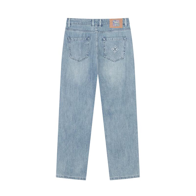 NVG·YOUNG Men's Casual Straight-Leg Stretch Jeans
