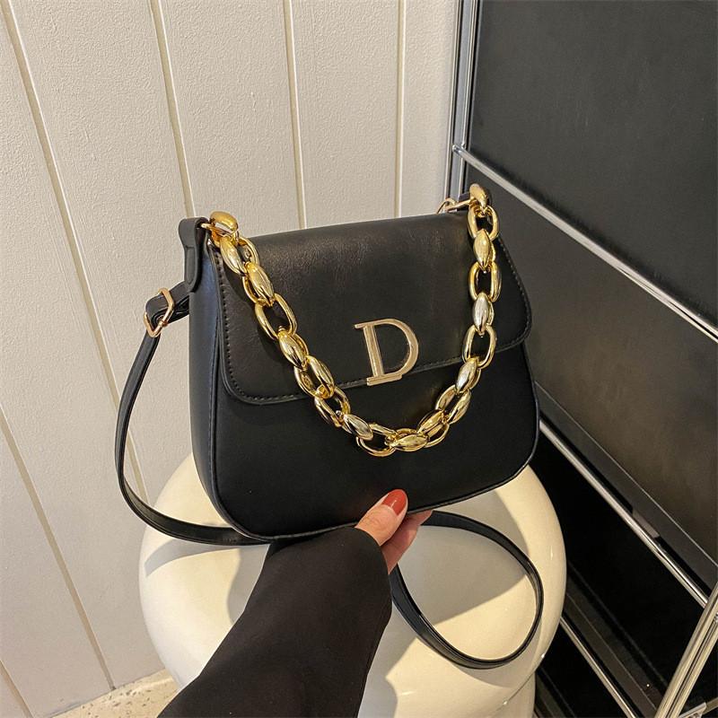 Trendy Street Style Women s Shoulder Bag 2024 Spring New Arrival Casual Fashion Crossbody Bag чёрный