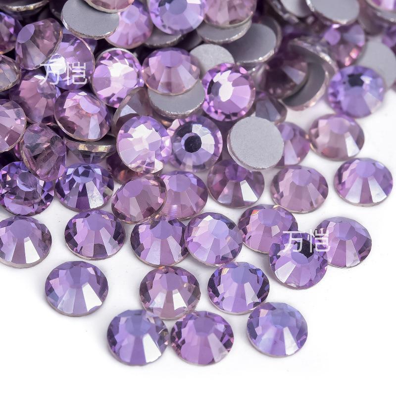 Ss3-Ss16 Mixed Size Flat Bottom Drill, Mobile Phone Case Diy Sticker Diamond Crystal Glass, Creative Nail Art Jewelry Accessories