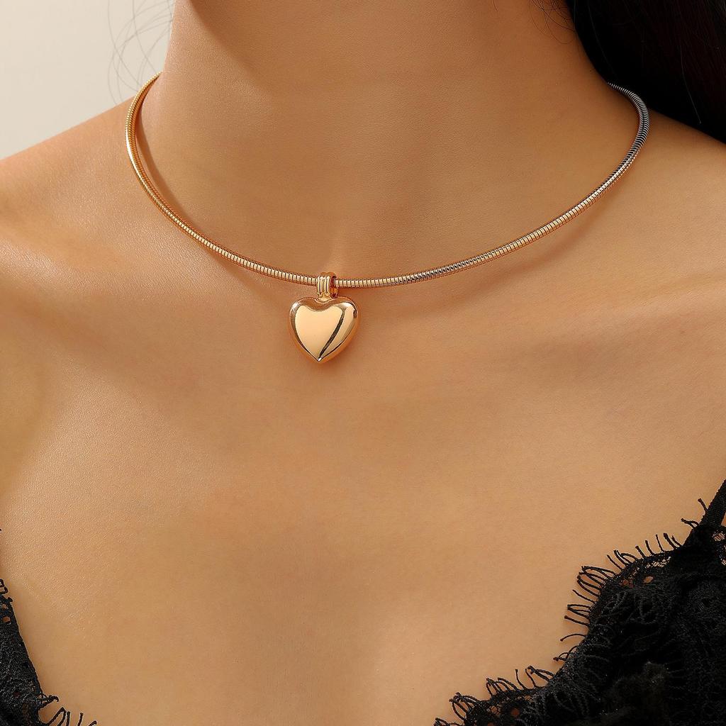 Exaggerated Multi-Layer Braided Choker & Bracelet Set for Women