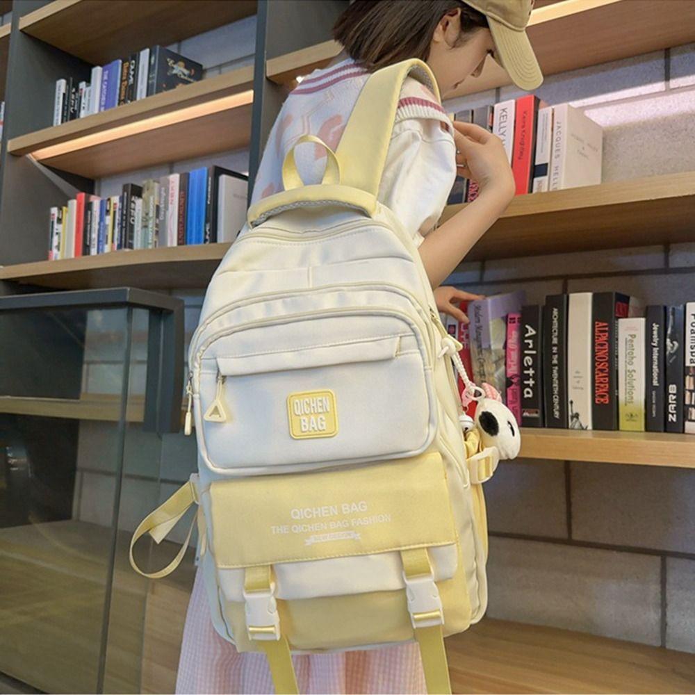 Waterproof Students School Bags Large Capacity Girls' Shoulder Bag Computer Backpack Travel