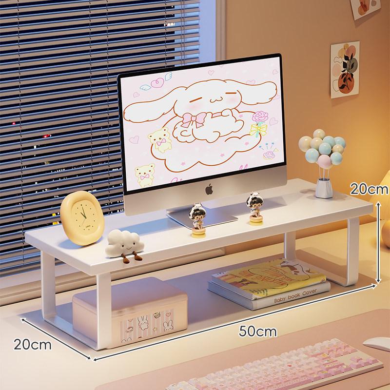 Monitor Stand with Cooling Base: Desktop and Laptop Lifting Bracket for Students
