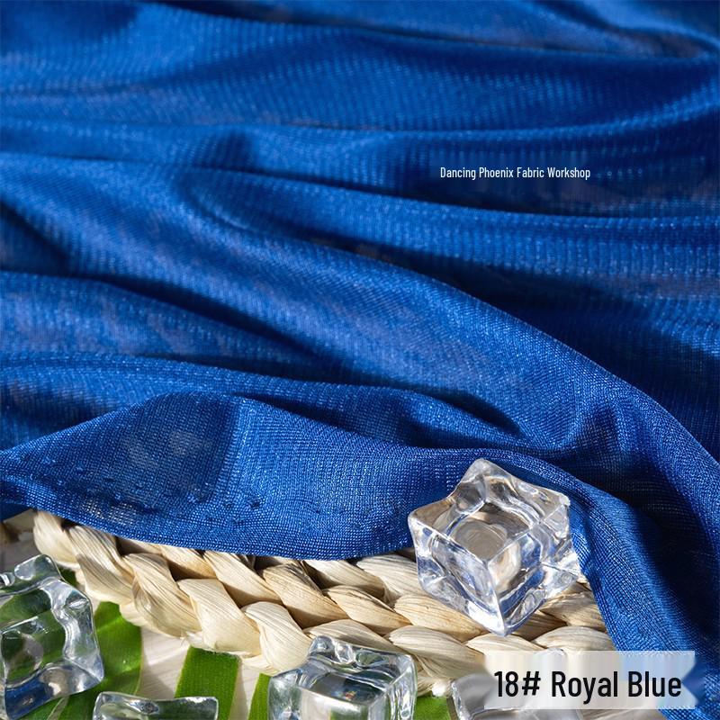 40D Warp-Knitted High-Elasticity Luster Chiffon Lining - Silky, Breathable Fabric for Dresses