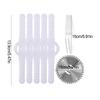 8Pcs Lithium Mower Head Blade Grass Trimmer Saw Blade Plastic Metal Lawn Mower Head Blade Cordless Grass String Trimmer Cutter
