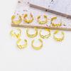 10Pcs Silver/Gold Women Foot Rings Alloy Summer Beach Jewelry Toe Rings Set  Summer Season for Women